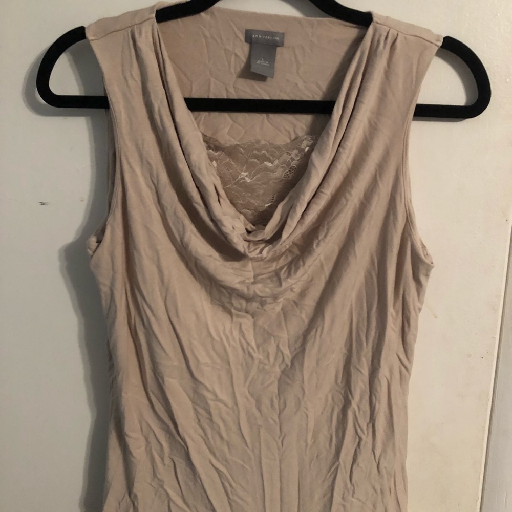 Beige Ann Taylor top (large)